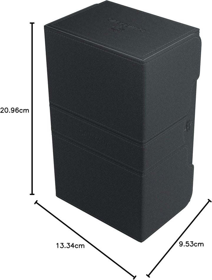 Gamegenic GGS20025ML Stronghold 200-Card Convertible Deck Box, Black Schwarz, Schwarz