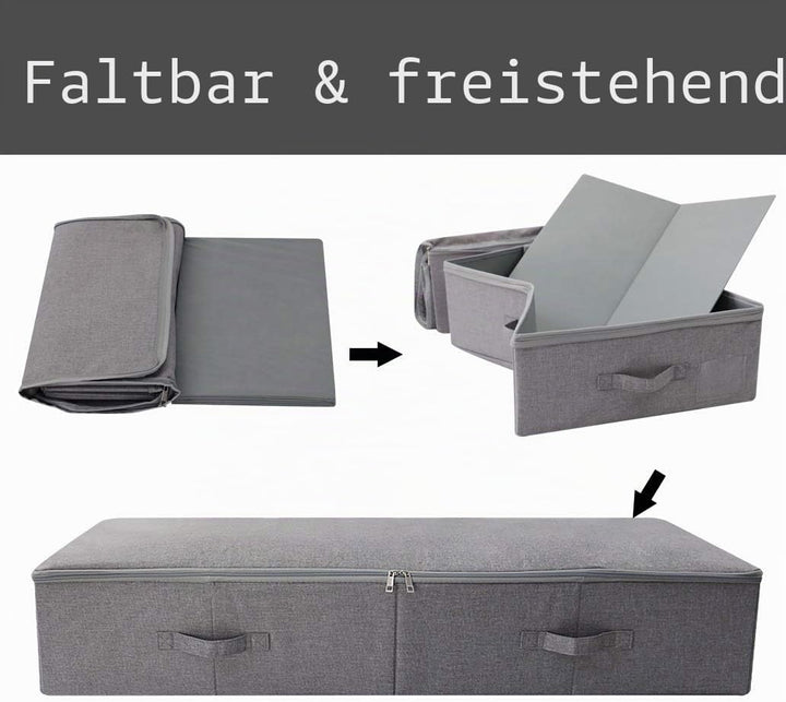 100 * 43 * 18cm Boden Schuhe Lagerung Organizer Behälter mit Deckel, staubdicht und atmungsaktiv, st
