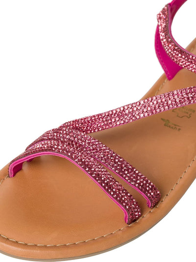 Tamaris Damen Sandaletten, Frauen Sandalen,TOUCHit-Fussbett 37 EU Pink Fuxia Glam, 37 EU Pink Fuxia