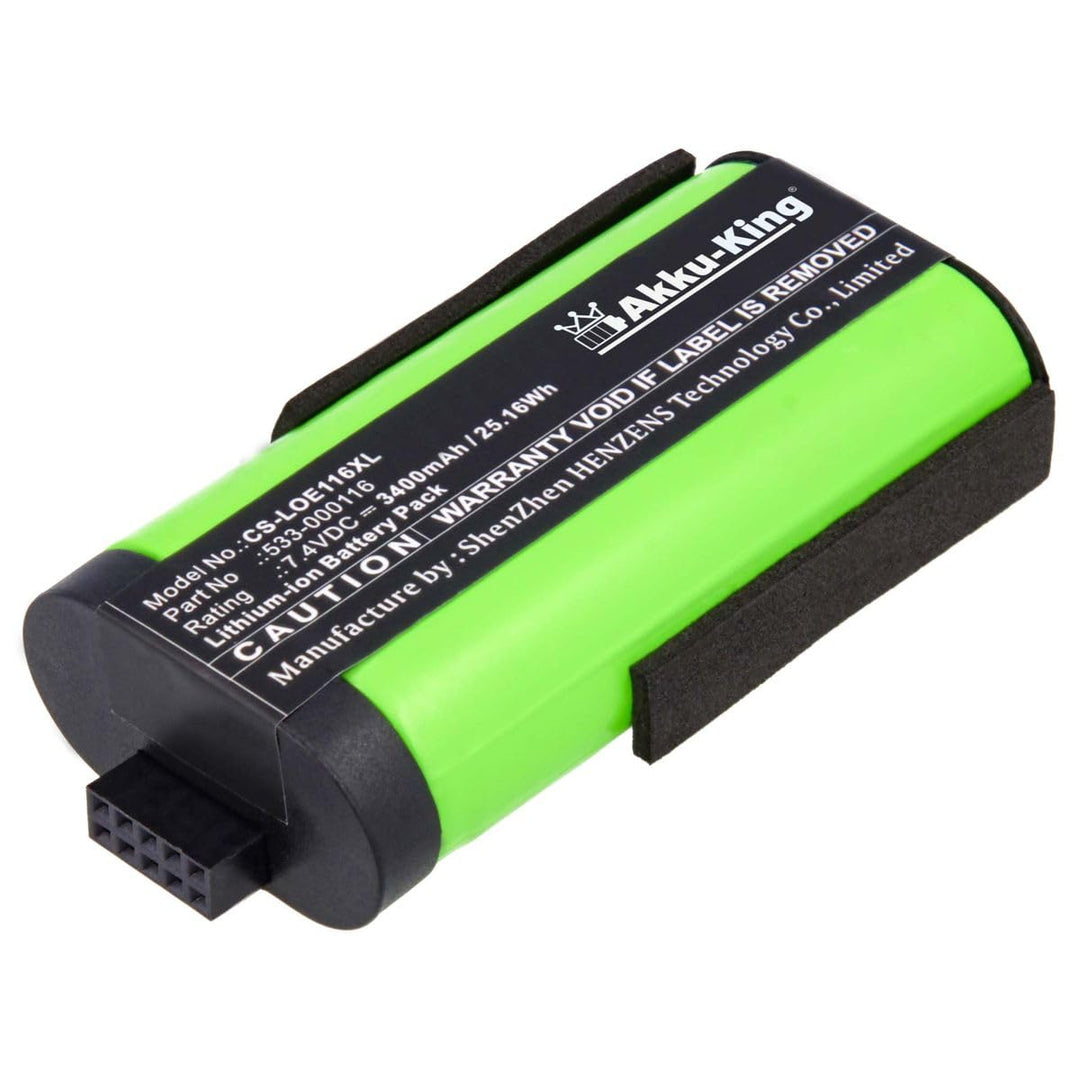 Akku-King Akku kompatibel mit Logitech 533-000116, 533-000138 - Li-Ion 3400mAh - für UE MegaBoom, S-