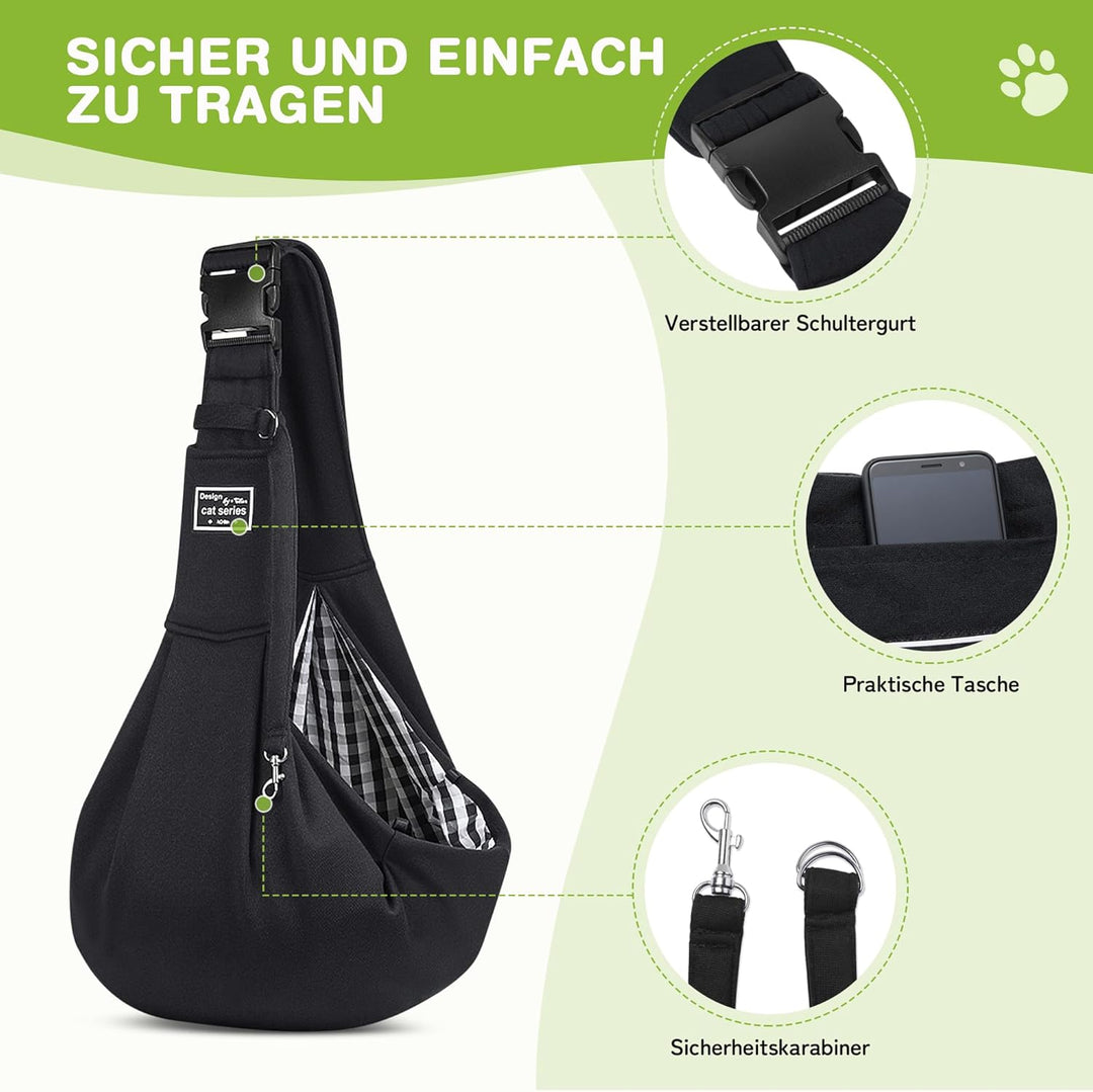 ALLSOPETS Tragbare Hundetragetasche Reisen Haustiertaschen Katzentragetasche Haustiere Welpen Kleine