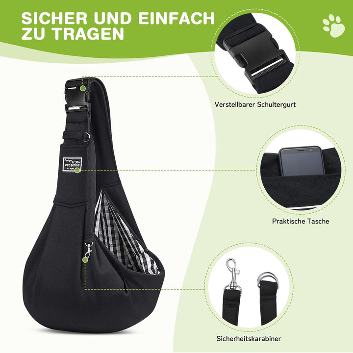 ALLSOPETS Tragbare Hundetragetasche Reisen Haustiertaschen Katzentragetasche Haustiere Welpen Kleine