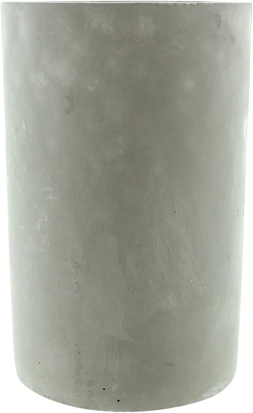 FRANK FLECHTWAREN Weinkühler Beton-Style, 2-teilig, Schlicht, Modern, idealer Begleiter für den Somm