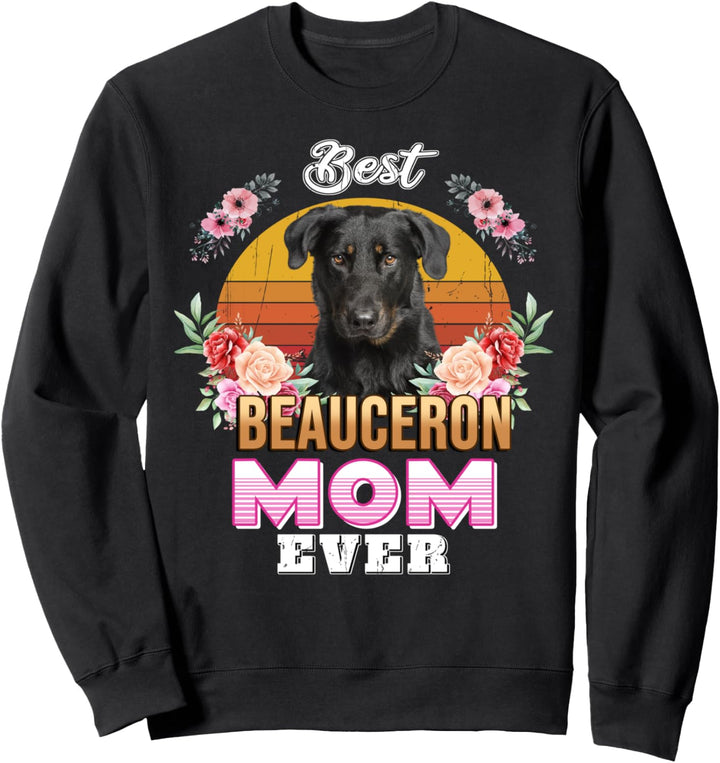 Vintage Beste Beauceron Mama aller Zeiten Muttertag Für Hund Mama Sweatshirt