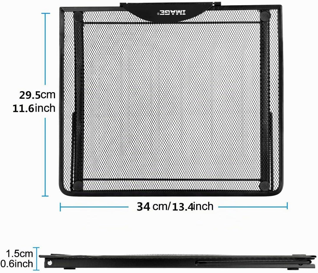 IMAGE Laptopständer Aluminium Notebook Ständer Multiwinkel verstellbare Halterung mit Gummipolster f