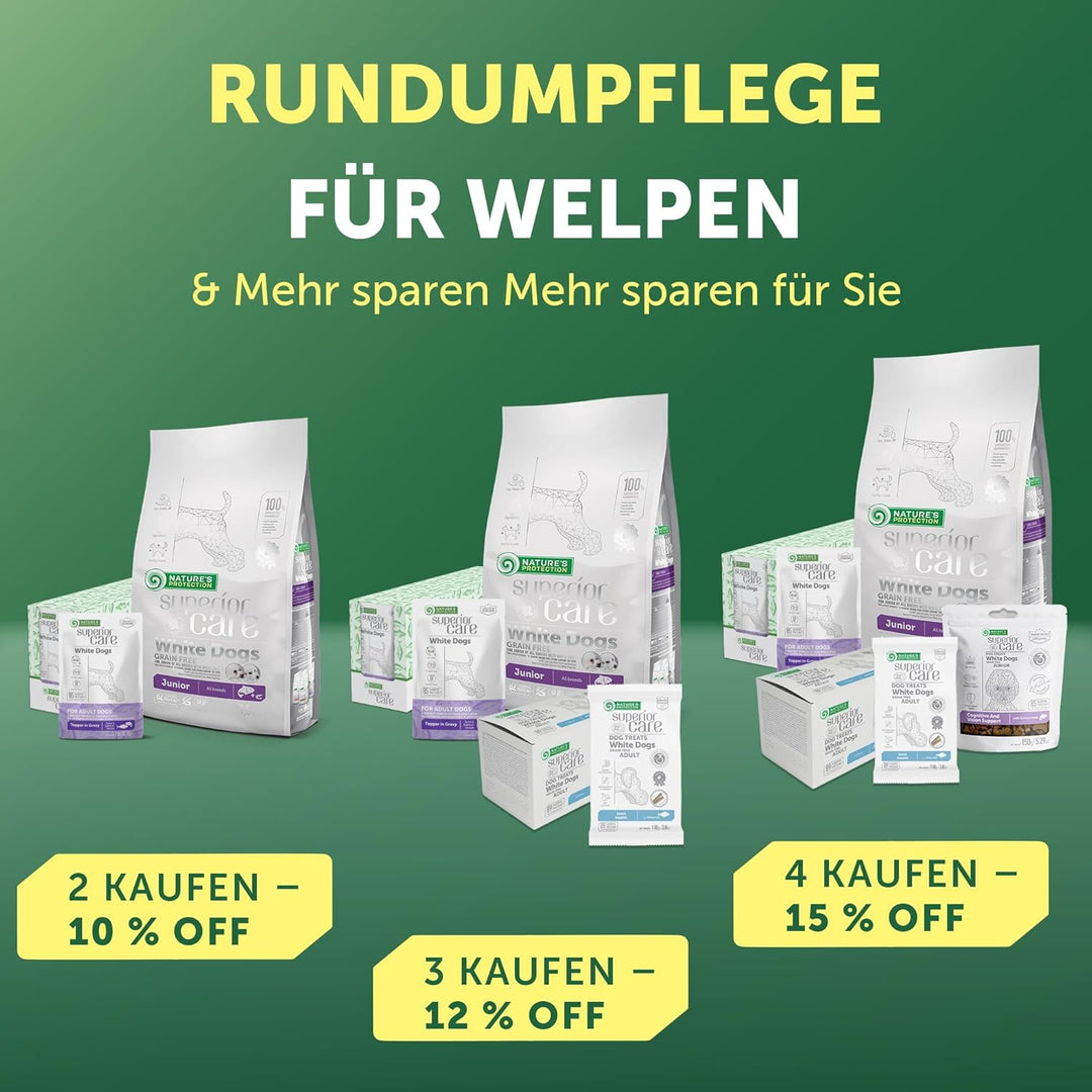 Nature's Protection Superior Care Starter Trockenfutter für Hunde, Getreidefrei, Perfekt für Trächti