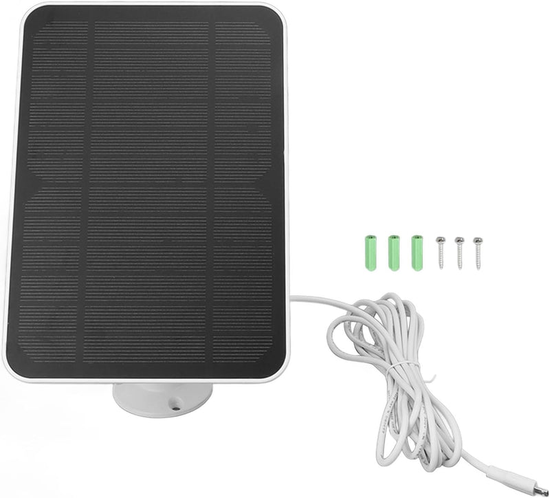 4W 5V Solar Panel for Arlo for Ring for Blink Security Camera IP65 Waterproof Solar Charger with 360