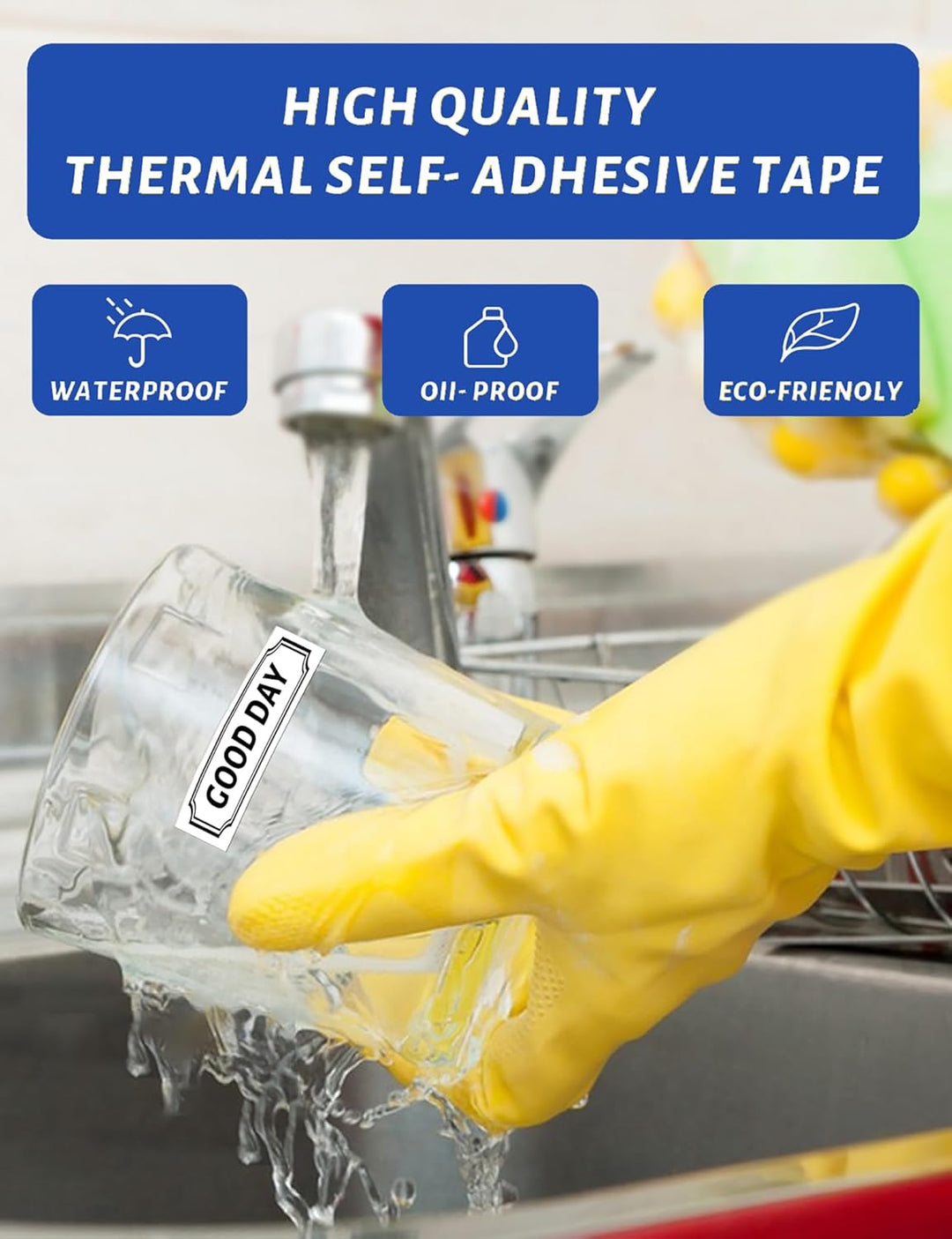 QUTIE Drucker Spezifische Etiketten, 15mm Etiketten Selbstklebend Kompatibel zum PRT Qutie, HPRT H11