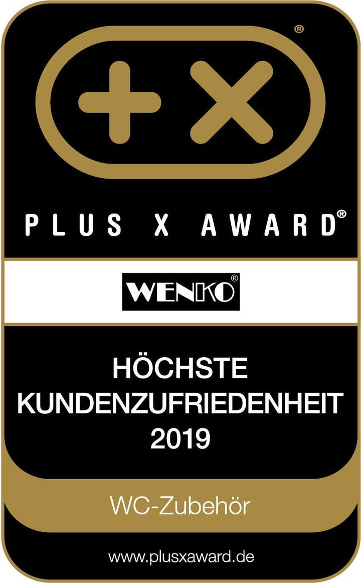 WENKO Premium WC-Sitz Loft, Toilettensitz mit Absenkautomatik, WC-Deckel für sanftes Deckelschliesse