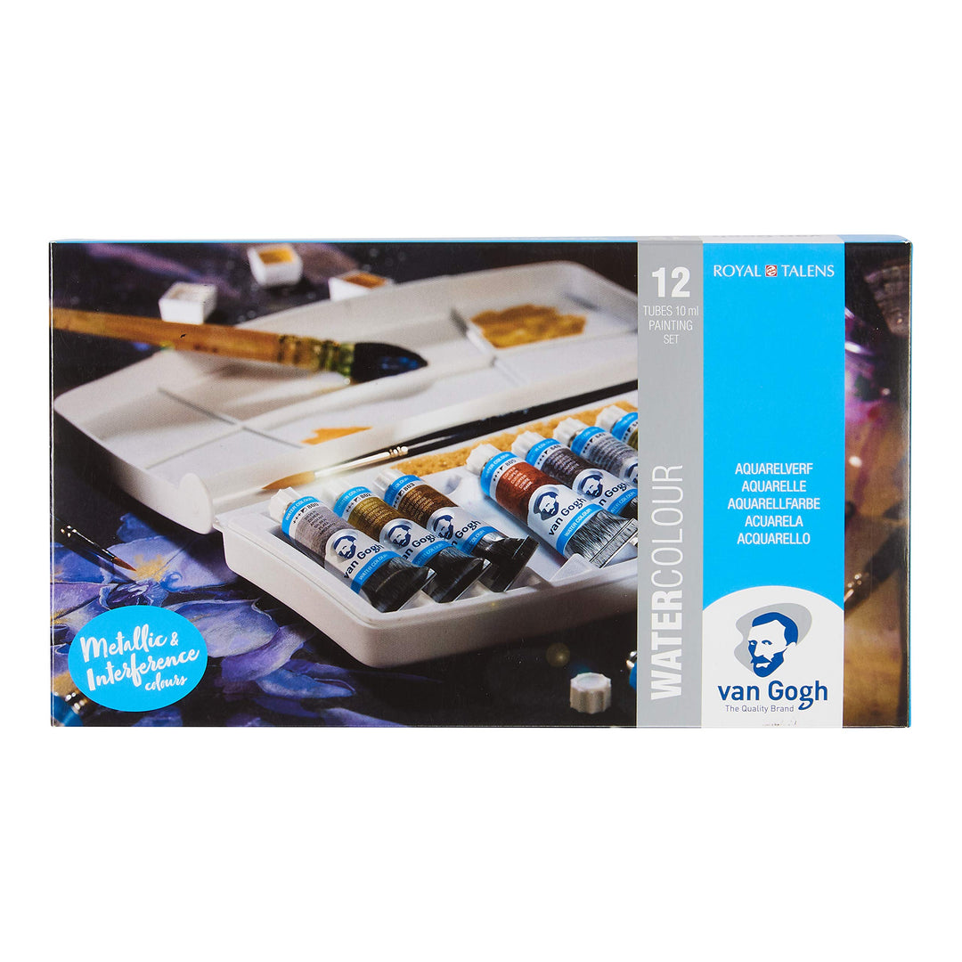 Royal Talens Van Gogh Pocket Aquarellfarbe Set-Metallic & Interferenzfarben