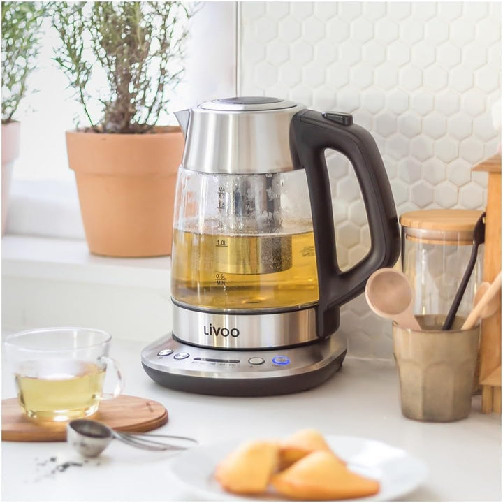 2in1 1.7l 2200w wasserkocher und teekanne - dod165