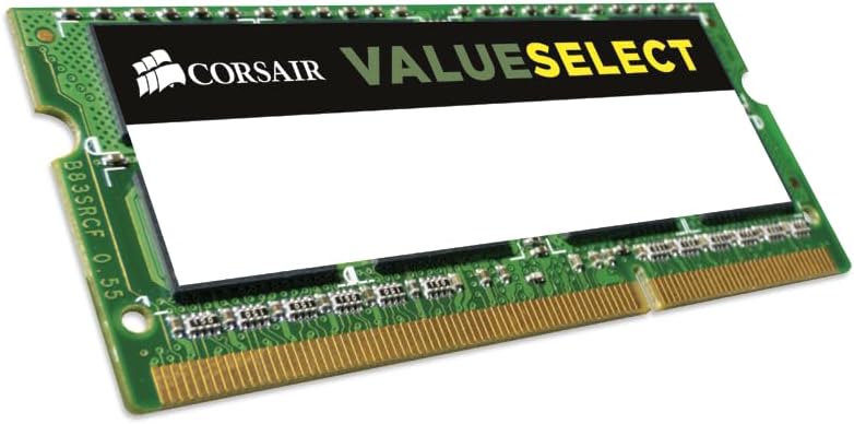 Corsair Value Select SODIMM 16GB (2x8GB) DDR3L 1600MHz C11 Speicher für Laptop/Notebooks - Schwarz 1