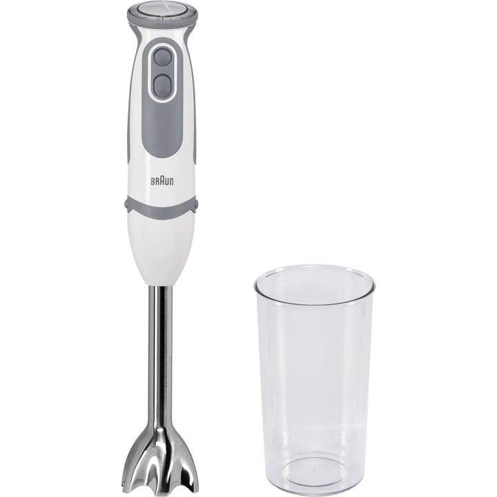 Braun Stabmixer MQ 5200WH - MultiQuick 5 Vario Pürierstab mit Edelstahl Mixfuss, 1000 Watt, inkl. 60