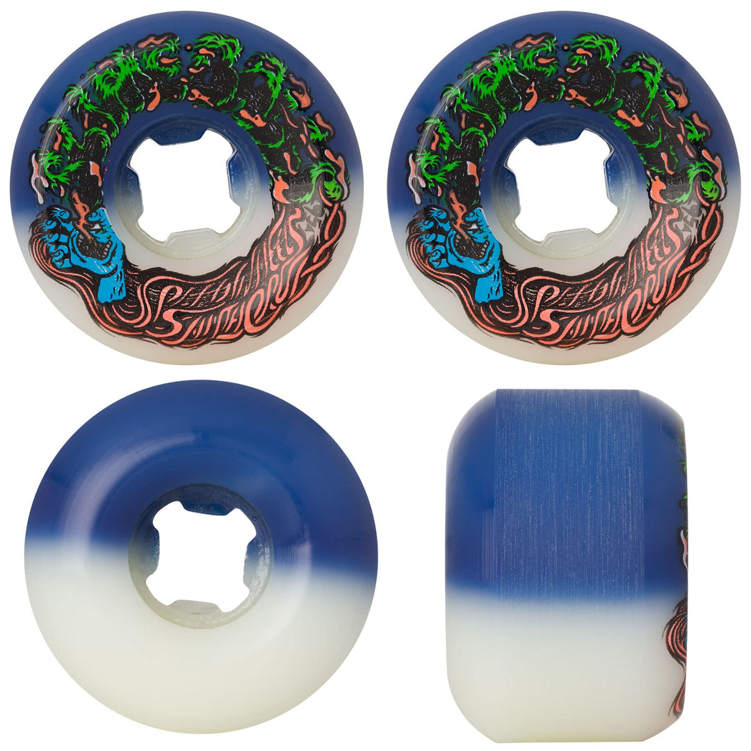 Slime Santa Cruz Balls Hairballs 50-50 Skateboard-Räder 53 mm, 53 mm