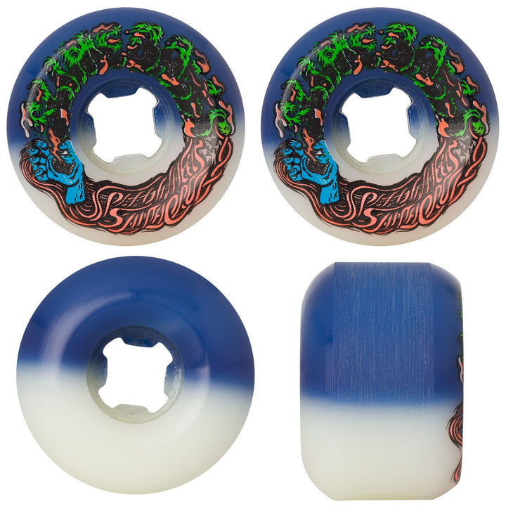 Slime Santa Cruz Balls Hairballs 50-50 Skateboard-Räder 53 mm, 53 mm