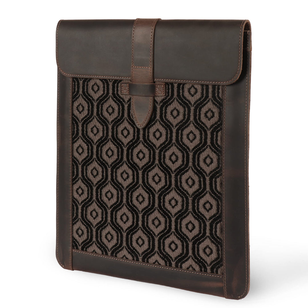 Londo Tasche aus echtem Leder für 12,9" Tastatur-Tablet Zimt, Zimt
