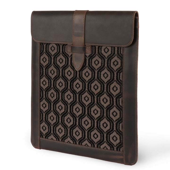 Londo Tasche aus echtem Leder für 12,9" Tastatur-Tablet Zimt, Zimt