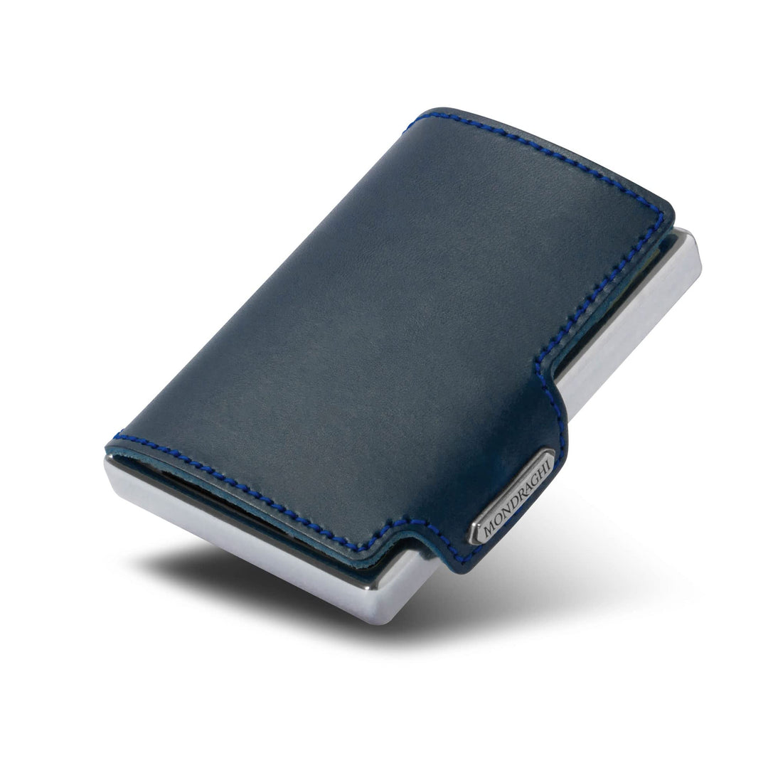 Mondraghi® Mini-Wallet. Ultraleichte Geldbörse mit Narbenleder. Kleiner Geldbeutel mit RFID-Schutz-C