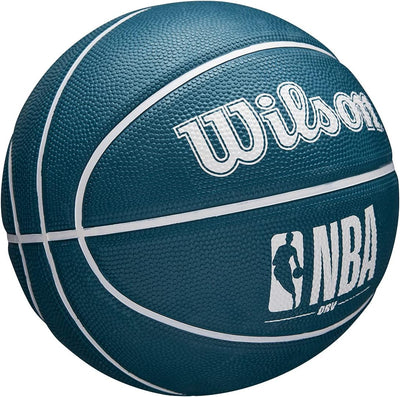 WILSON NBA DRV Serie Basketbälle für Innen- und Aussenbereich Blau Mini - 22", Blau Mini - 22"