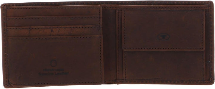 TOM TAILOR Herren Taschen & Geldbörsen Portemonnaie Ron S Braun, S Braun