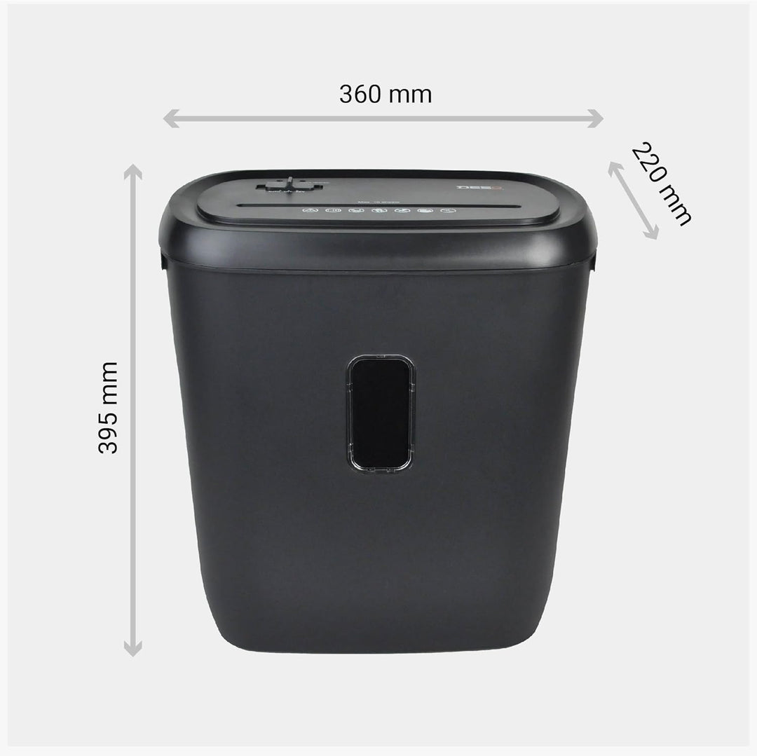 Desq® 20050 Aktenvernichter | 11 Blatt | 4 x 35 mm | Auffangvolumen 21 L