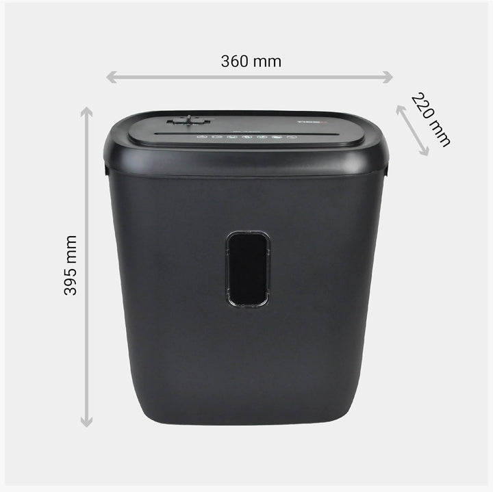Desq® 20050 Aktenvernichter | 11 Blatt | 4 x 35 mm | Auffangvolumen 21 L