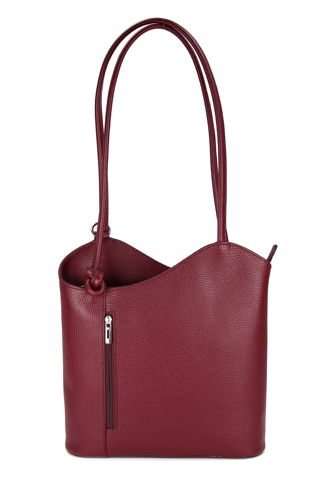 Belli italienische Ledertasche Backpack Classic 2in1 Damen Rucksack Leder Handtasche made in italy S