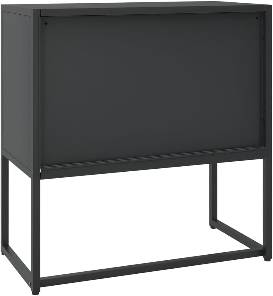 vidaXL Sideboard 2 Türen Kommode Anrichte Beistellschrank Schrank Mehrzweckschrank Standschrank Stah