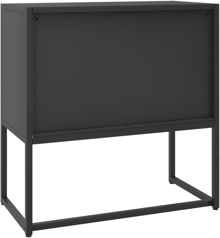 vidaXL Sideboard 2 Türen Kommode Anrichte Beistellschrank Schrank Mehrzweckschrank Standschrank Stah