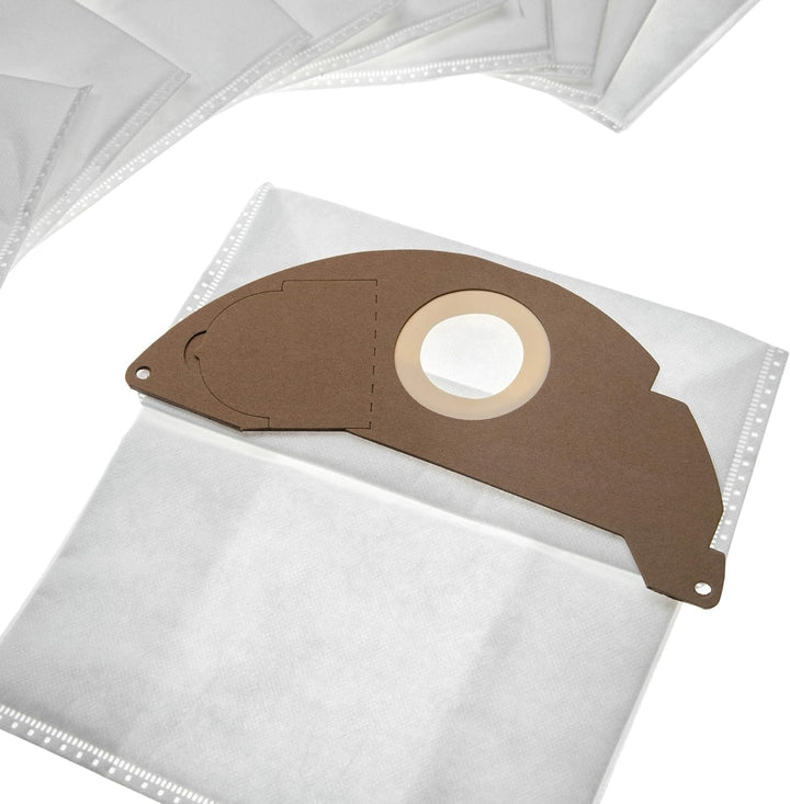 vhbw 10x Staubsaugerbeutel Ersatz für Kärcher 6.904-322.0 für Staubsauger - Mikrovlies, 24,5cm x 23,