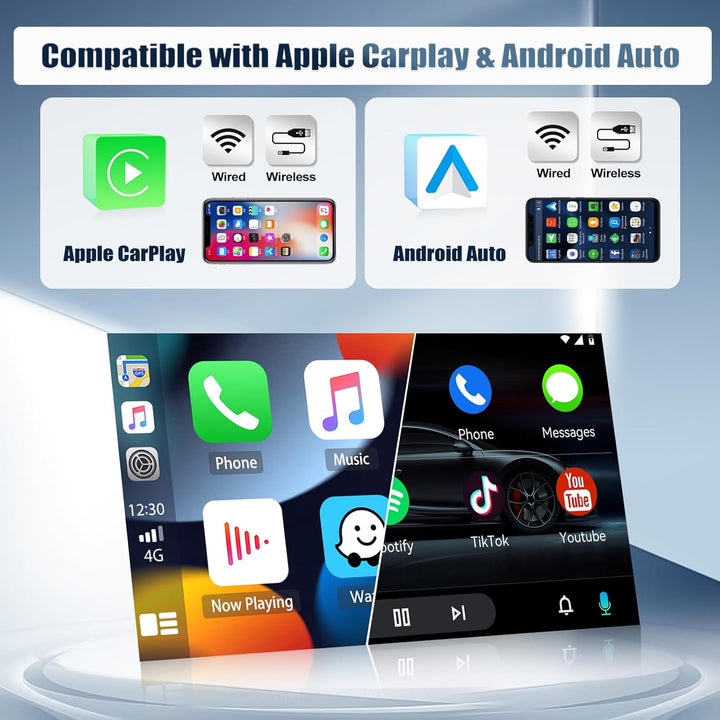 CAMECHO 2+64G 7 Zoll Android 13 Navi Autoradio für Toyota Corolla E120 E130 2000-2007 BYD F3 2006-20