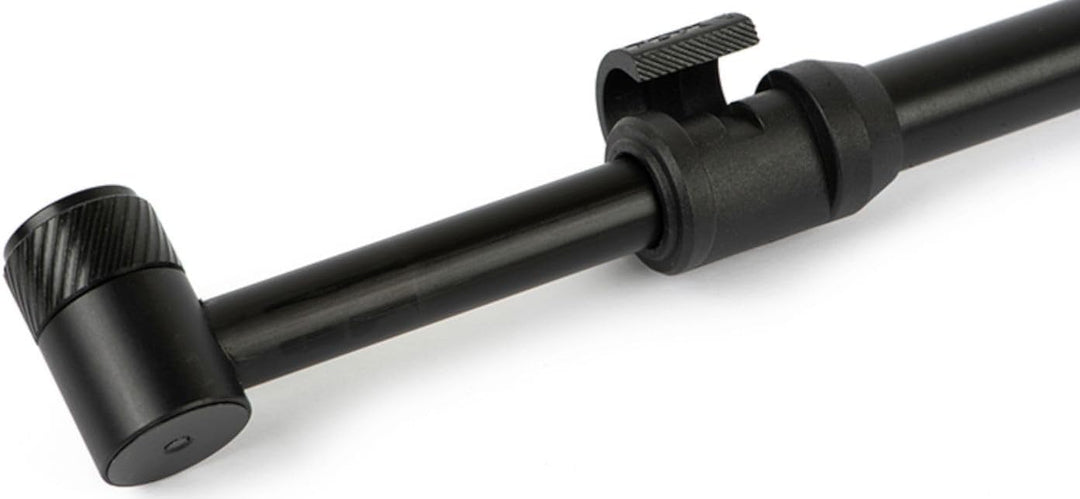 Fox Rutenauflagen für Karpfenruten zum Karpfenangeln Black Label QR Buzzer Bar 3 Rod Adjustable XL