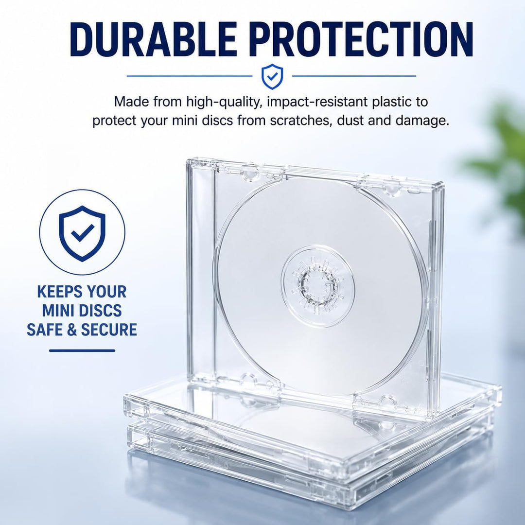 25 x Klare 8-cm-CD-Hüllen für kleine 8-cm-Discs von Dragon Trading