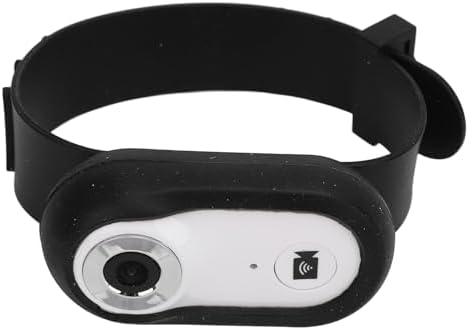 Zerodis Katzenhalsband-Kamera, Mini-Körperkamera, 120 Grad Weitwinkel, HD-Bild, Videoaufzeichnung, H