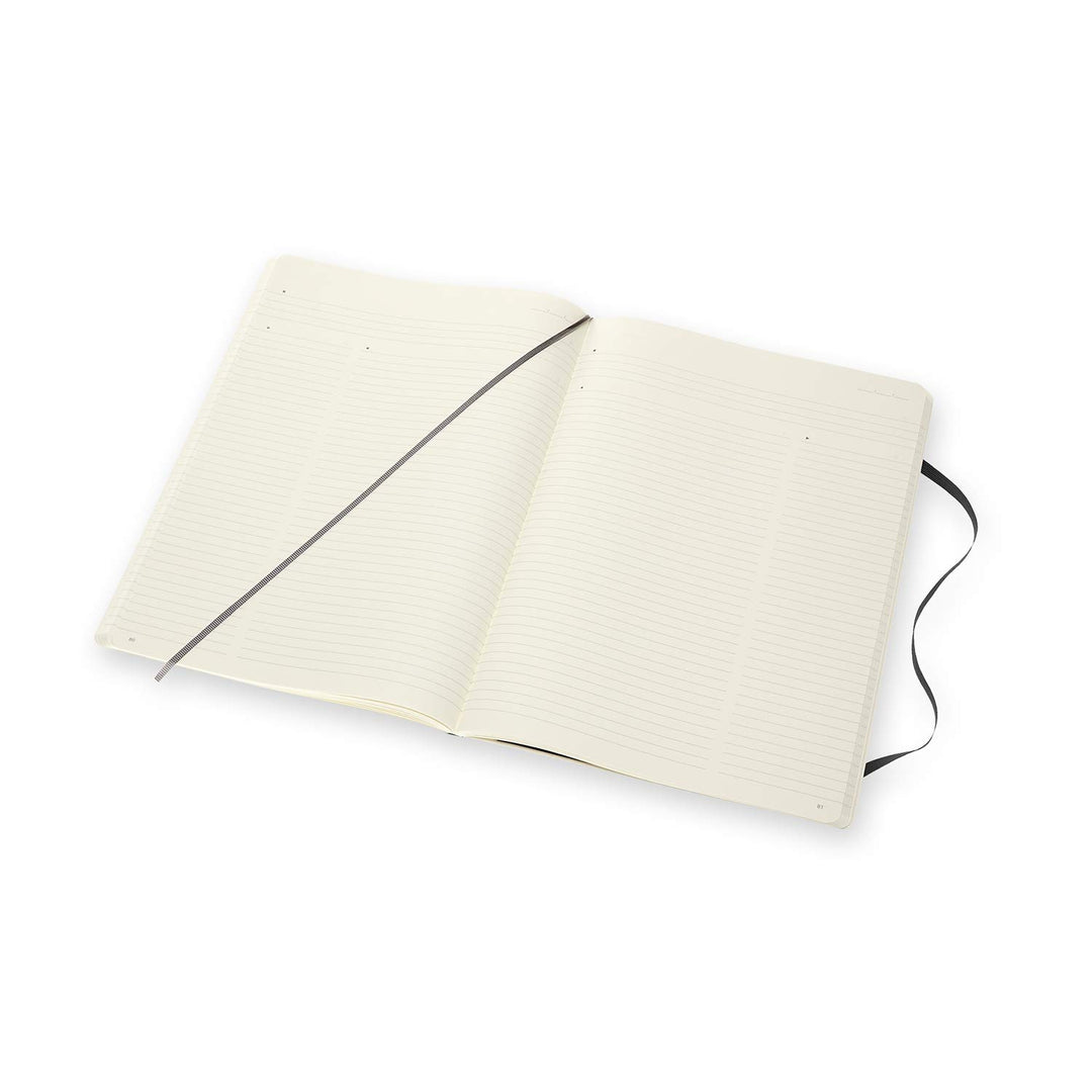 Moleskine - Pro Notebook, Perfektes Notizbuch für die Arbeit - Softcover mit Elastischem Verschluss