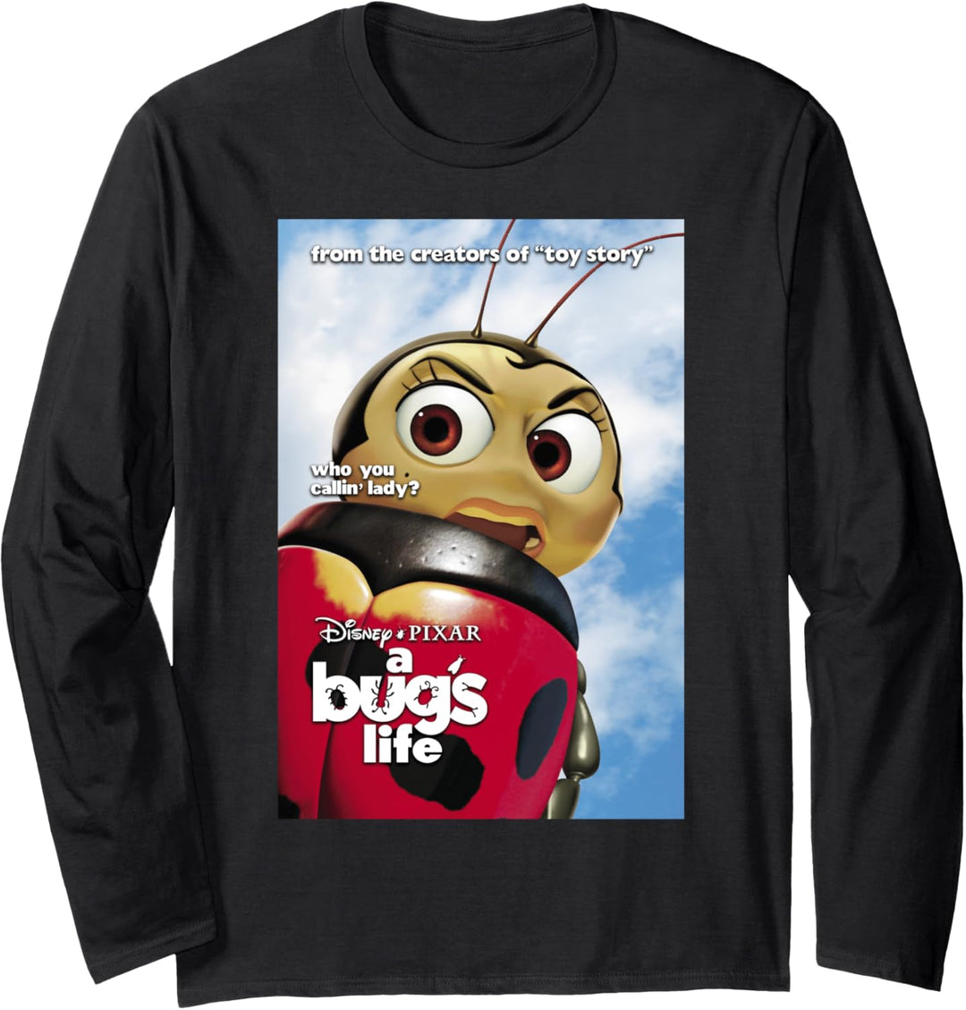 Disney Pixar A Bug's Life Francis Who You Callin' Lady Langarmshirt