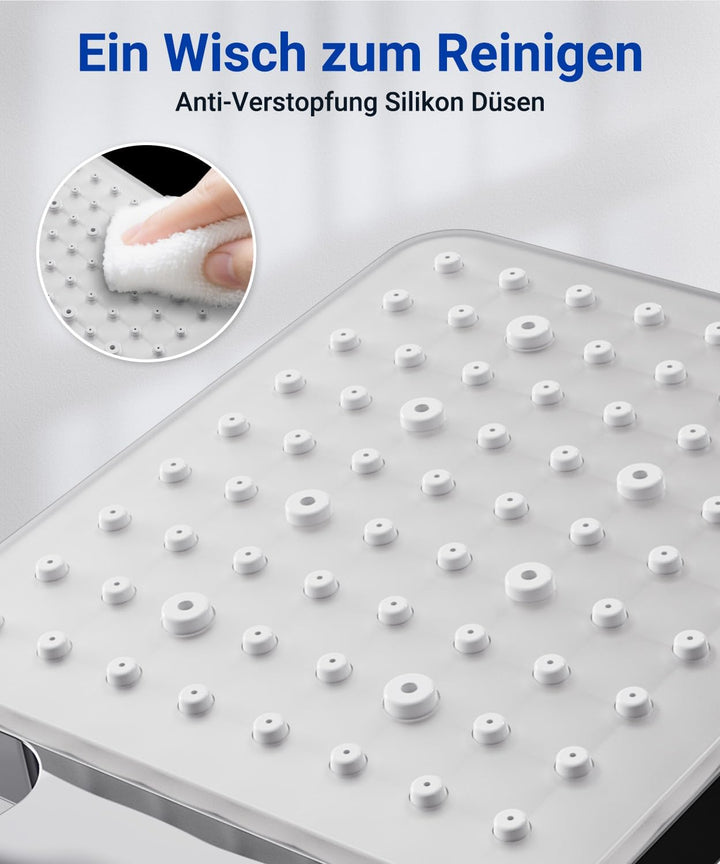 Newentor Duschkopf Regendusche, Handbrause Duschkopf Gross, Wassersparender Duschkopf Hochdruck, Dus