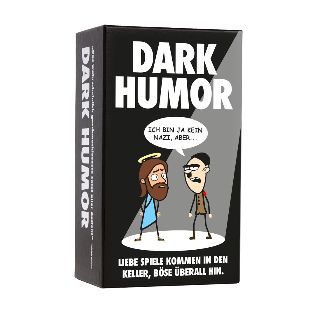 Wer lacht, verliert! Dark Humor Kartenspiel jenseits von Gut und Böse für Fans von schwarzem Humor,