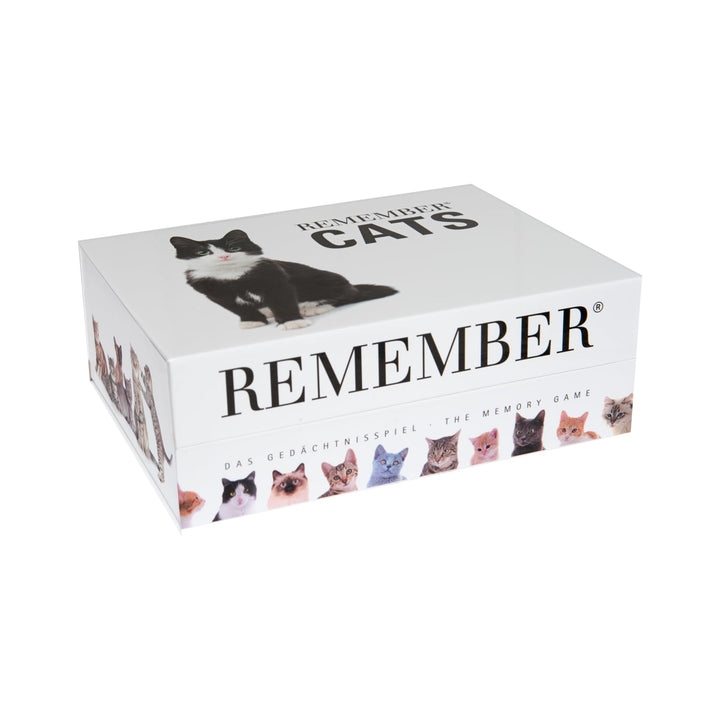 Remember MEM01 Memory Gedächtnisspiel Katzen – 44 Bildpaare für Katzenfreunde (88 Karten) Mehrfarbig