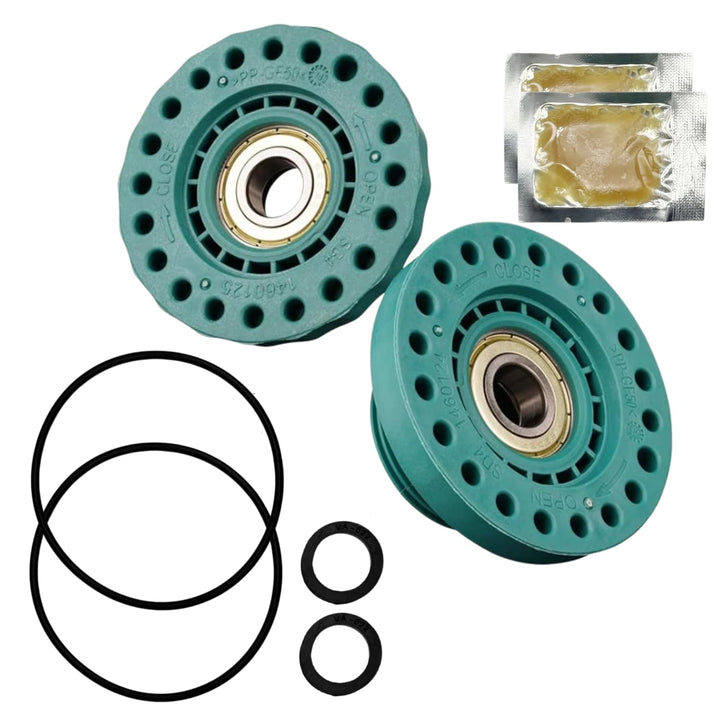 Waschmaschinenlager links + rechts Ersatzset für AEG Elеctrolux Zanussi 4071430963 4071430971 inkl.