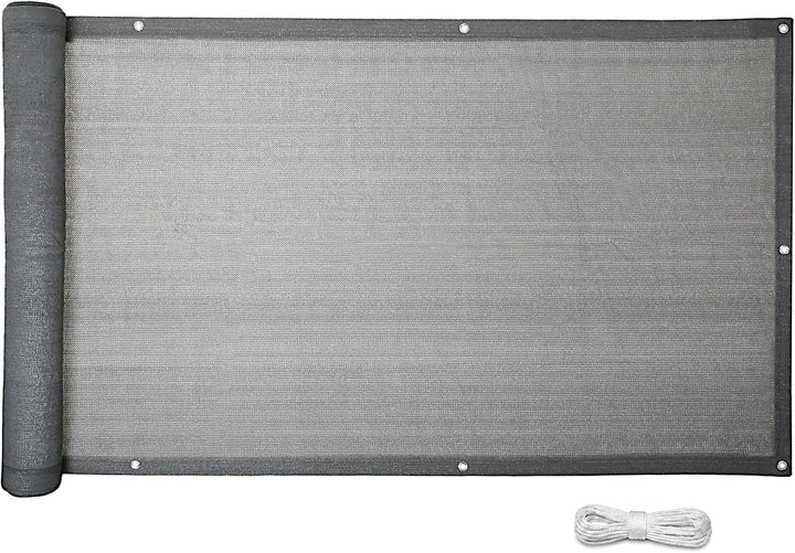 ESTEXO Balkon Sichtschutz/Balkonbespannung Balkonsichtschutz Balkonverkleidung 0,90 m x 6,00 m - Gra