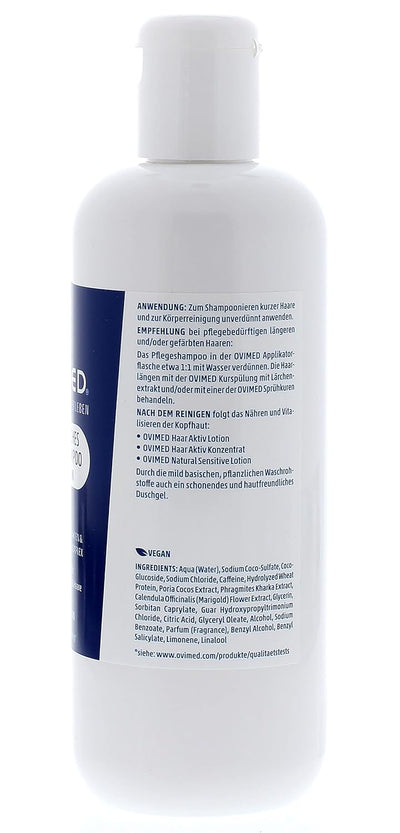 Ovimed Basisches Pflegeshampoo, für Kopfhaut und Körper, 500ml, 500 ml