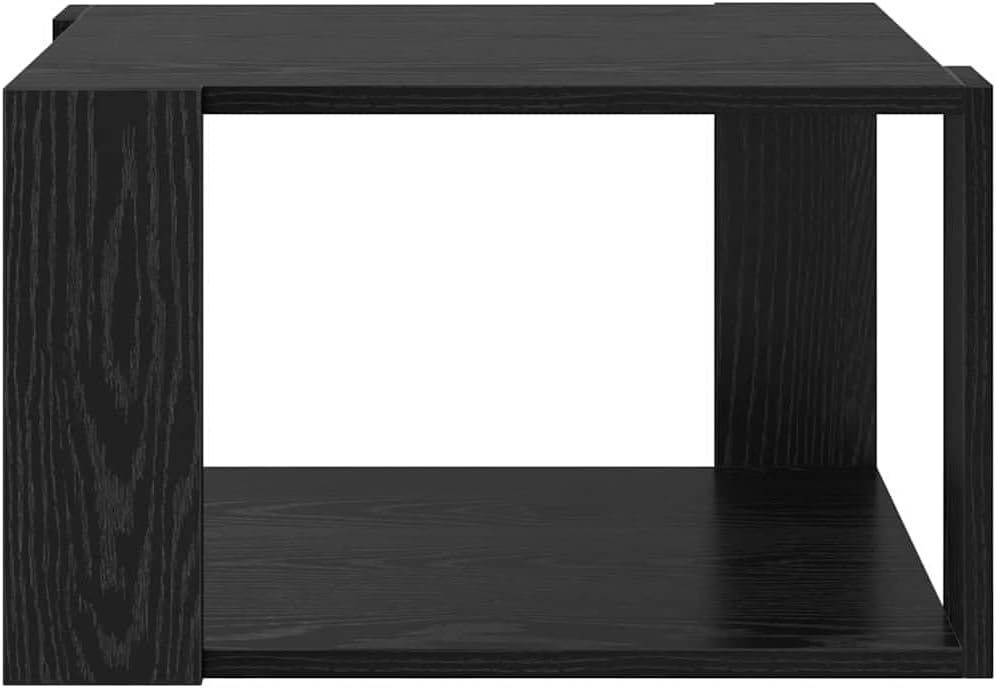 vidaXL Couchtisch Schwarz Eiche 51,5x51,5 x 30cm Holzwerkstoff Zeitgenössisch quadratisch für den Wo