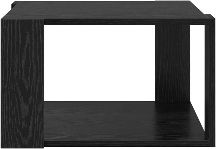 vidaXL Couchtisch Schwarz Eiche 51,5x51,5 x 30cm Holzwerkstoff Zeitgenössisch quadratisch für den Wo