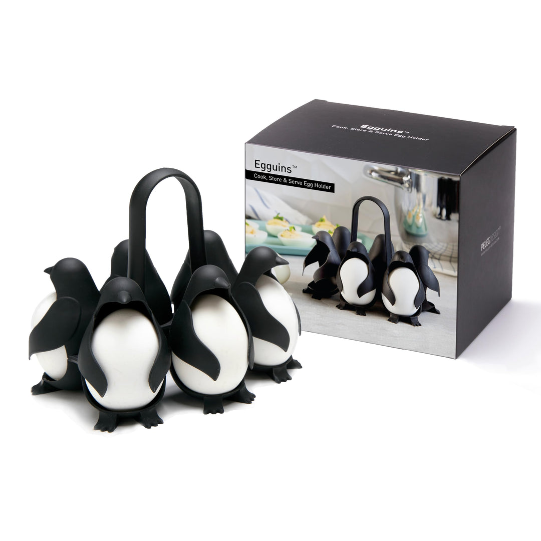 Peleg Design Egguins – Pinguin-förmiger Eierspender & Eier Aufbewahrung – Eierkocher & Kühlschrank O