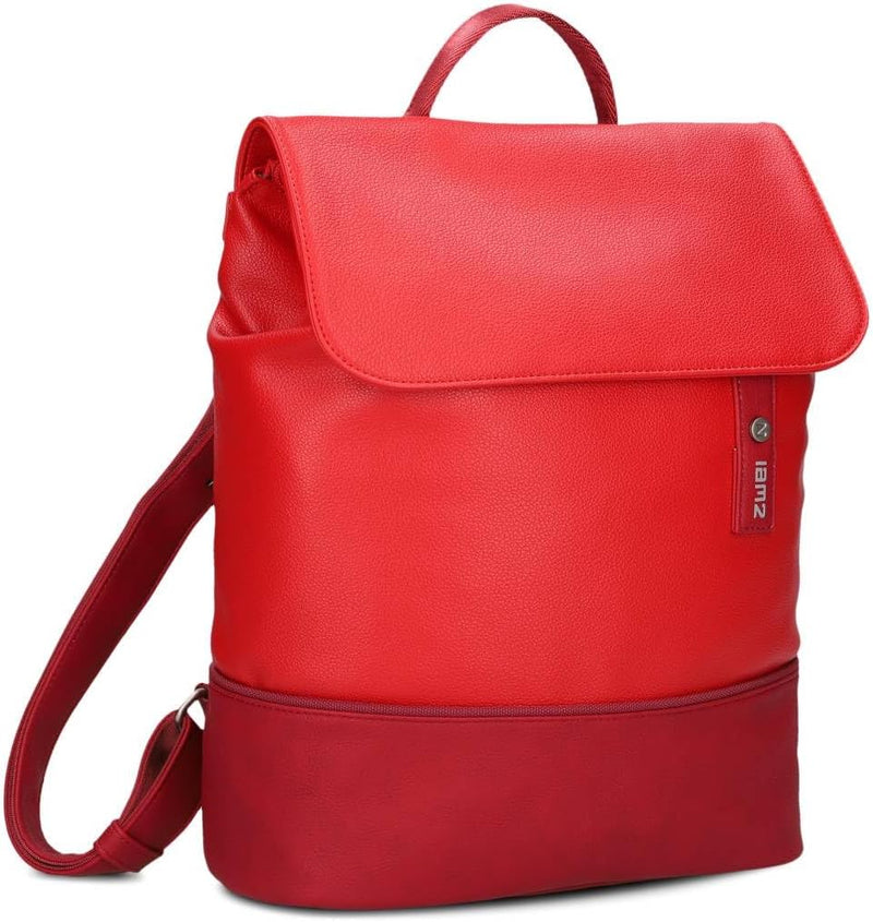 Zwei JANA Rucksack JR13 cherry, Cherry