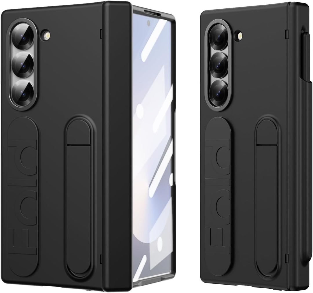 NINKI für Samsung Galaxy Z Fold 5 Hülle mit Armband Samsung Fold 5 hülle mit Displayschutz Galaxy z