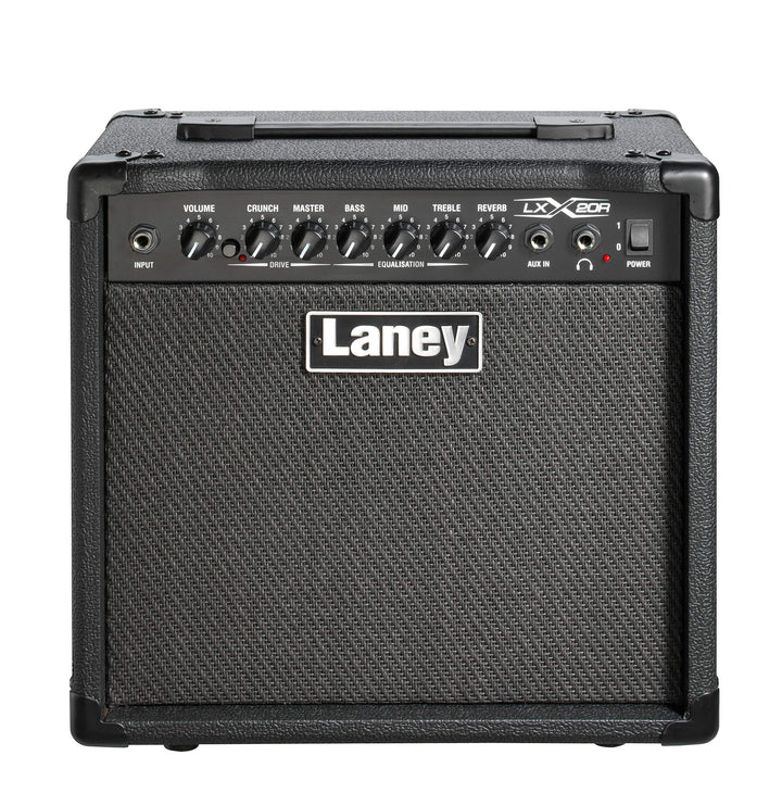 Laney LX Series LX20R - Guitar Combo Amp - 20W - 8 inch Woofer - With Reverb 20" Black, 20" Black