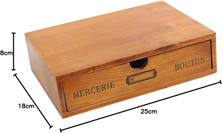 Vintage Holzkiste, Schublade, Schreibtisch-Aufbewahrung, Holz-Tischaufbewahrungsbox, Holz-Einzelschu
