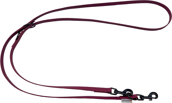 Biothane Hundeleine schwarzer Haken verstellbar für kleine Hunde/grosse Hunde 2m / 2,40m / 2,80m / 3